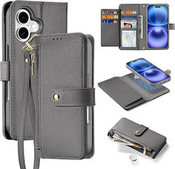 Dux Ducis Портмоне Сив (iPhone 16) Dux Ducis Портмоне Сив (iPhone 16)