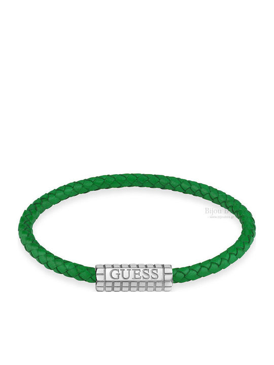 Guess Men's Leather Bracelet 21cm
