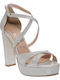Leder Sandalen Weiß