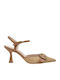 Leder Pumps Tabac Braun