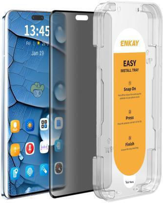 Folie de sticlă securizată pentru confidențialitate Huawei Nova 12 Pro 12 Ultra Enkay Hat-prince, instalare ușoară, îndoire termică