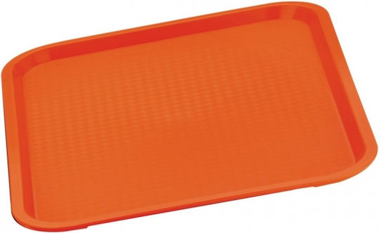 Rectangular Serving Tray in Red Color 41.5x31cm 81240R 6pcs