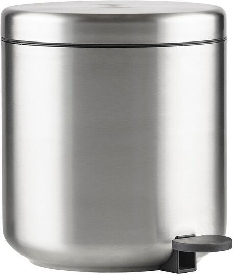 Zone Denmark Inox Καλαθάκι Μπάνιου 4lt Γκρι