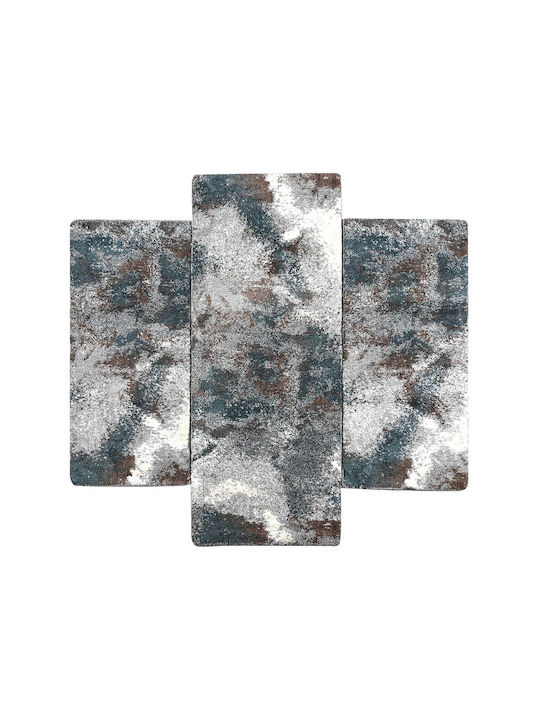 Polcarpet Veloute Σετ Shaggy Χαλιά Κρεβατοκάμαρας από Microfiber Multi 9999991306691 3τμχ