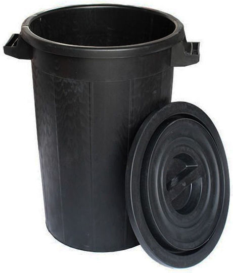 ICS Spa Plastic Coș de gunoi Deșeuri 75lt Negruț