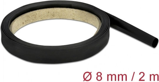Delock Heat Shrink Tube 5m X 8mm Ratio 2:1 Black 18937