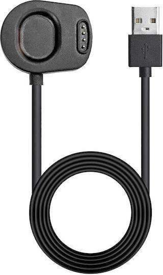Akyga Charging Cable Зарядно за Suunto 7 Черен