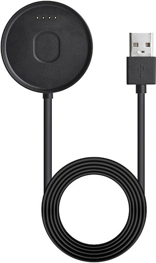 Akyga Charging Cable Φορτιστής για Ticwatch S2, Ticwatch E2 Μαύρος