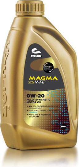 Cyclon Magma Syn V-FE Synthetic Car Oil 0W-20 1lt