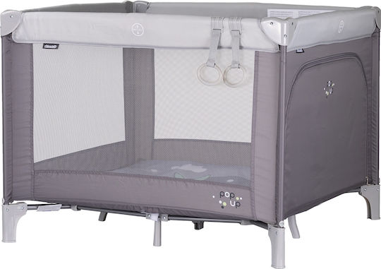 Chipolino Pop Up Laufstall mit Matratze Gray 100x100cm