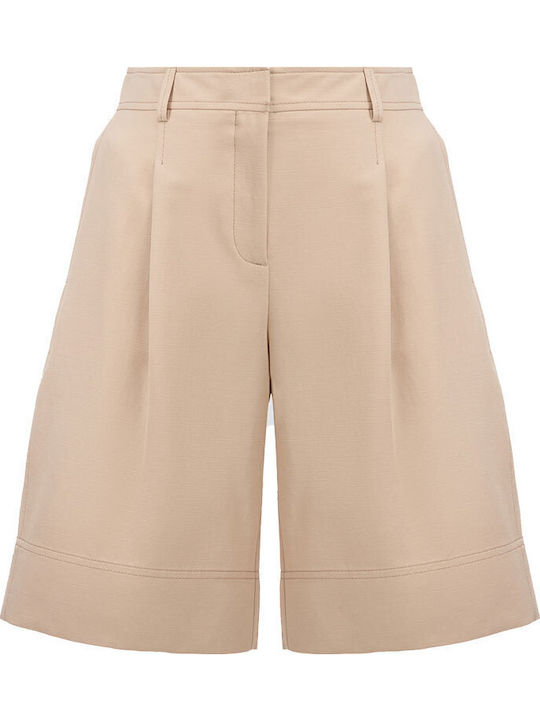 Hugo Boss Women's Bermuda Shorts BEIGE 50546217-287 | Skroutz.eu