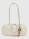 Damentasche Schultertasche Ecru