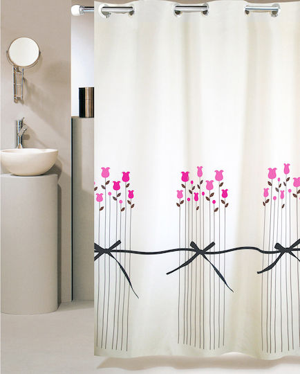 San Lorentzo Bouquet Hookless Shower Curtain 240x180cm Multicolour
