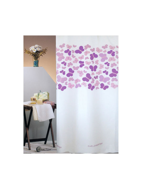 San Lorentzo Duschvorhang 240x180cm Purple