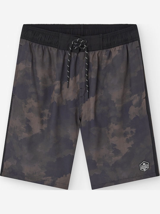Ανδρικό Μαγιό Βερμούδα Μαύρη Camo