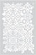 Stencil Decorative Wall Art 52x85cm Novacolor Palace Trellis Nc6146