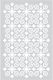 Stencil Τεχνοτροπίας Διακόσμηση Τοίχου 53x84cm Novacolor Petra Tile Nc6365