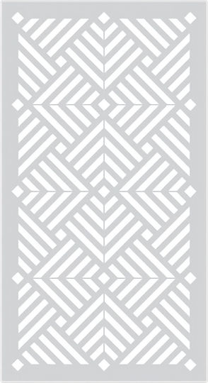 Stencil Τεχνοτροπίας Διακόσμηση Τοίχου 43x84cm Novacolor Athena Tile Nc6337