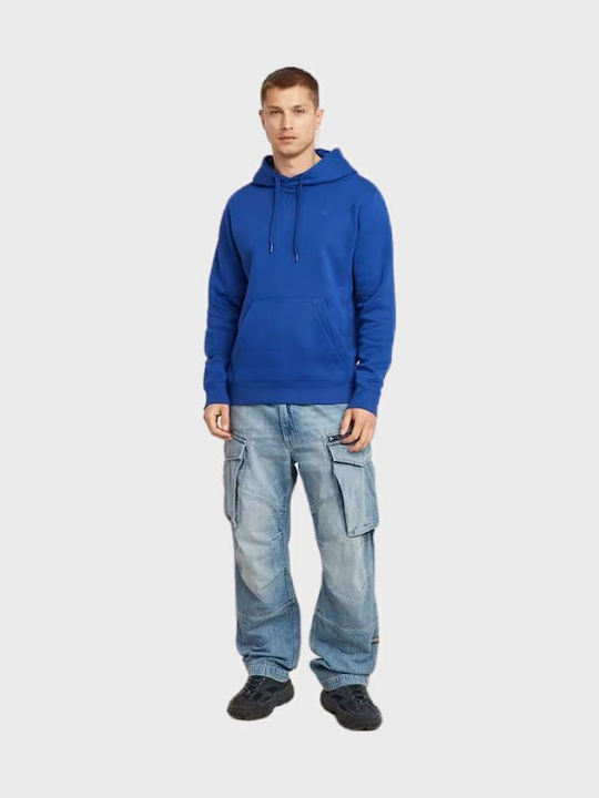 M Rovic 3d Ανδρικό Παντελόνι Τζιν Cargo με Loose Straight Εφαρμογή Blue