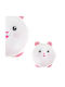 Eko Light O singură lumină Lumină de tavan pentru copii Suspendata 20W cu suport pentru bec E27 Roz 40cm