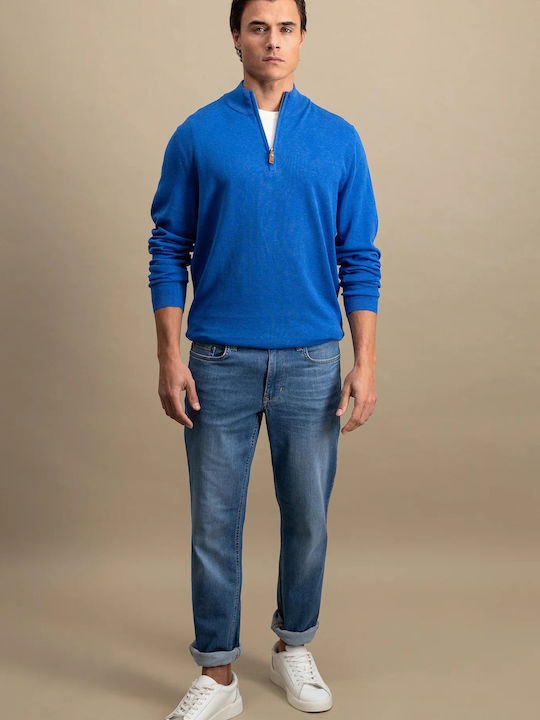 Fynch Hatton Men's Jeans Pants Elastic Blue