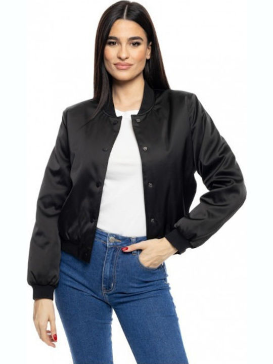 Γυναικείο Bomber Jacket Μαύρο