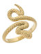 Senza Damen Ring aus Stahl Vergoldet
