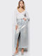 Τζιν Midi Φούστα Light Blue