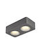 Globo Lighting Double LED Warm White Spot in Gray Color