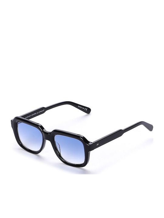 JohNocera Unisex Sunglasses with Black Plastic Frame and Blue Gradient Polarized Lens Control-c1