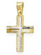Goldjewels Γυναικείος Χρυσός Σταυρός 9Κ χωρίς Αλυσίδα