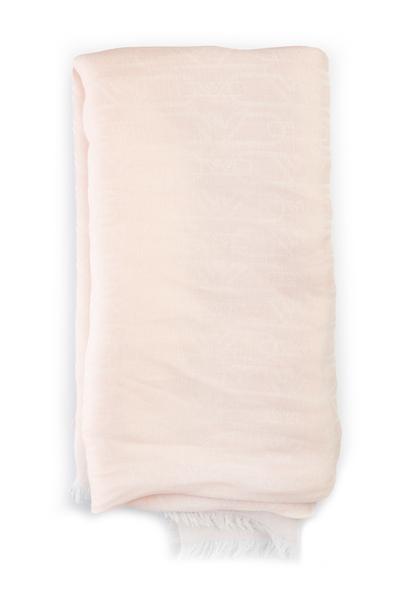 スカーフ EMPORIO ARMANI Woman Scarf Pink EW001865AF15674 UA205 Vintage 1990s Designer Giorgio Armani Light Pink Silk