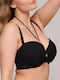 Strapless Bikini Top Μαύρο