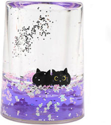 Акрилен държач за моливи I-total Liquid Purple Black Cat Xl2915 Акрилен държач за моливи I-total Liquid Purple Black Cat Xl2915