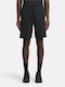 Reebok Men's Identity Small Logo Ft Short Black White