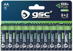 GSC Game World AA 1.5V 10τμχ GSC Game World AA 1.5V 10τμχ