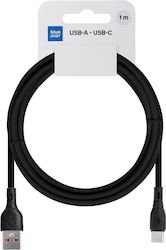 Blue Star USB 2.0 USB-C male - USB-A 20W 1m Blue Star USB 2.0 USB-C male - USB-A 20W 1m