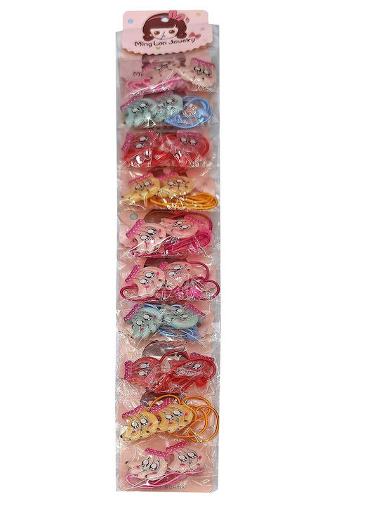 4teen-4ty Set Elastice Pentru Păr Pentru Copii Multicolore