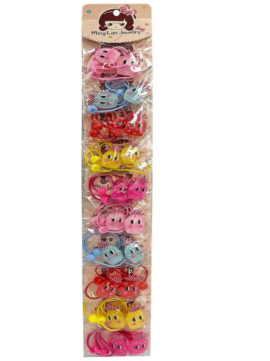 4teen-4ty Set Elastice Pentru Păr Pentru Copii Multicolore