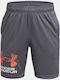 Kids' Athletic Shorts/Bermudas Tech Logo Gray