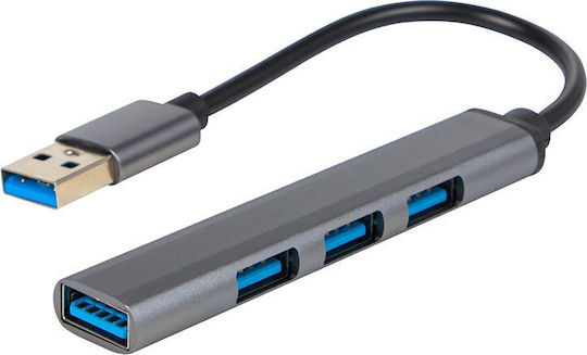 Blow USB 3.0 4 Port Hub with USB-A Connection Silver