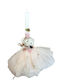 Easter Handmade Candle Keychain Bear Dress