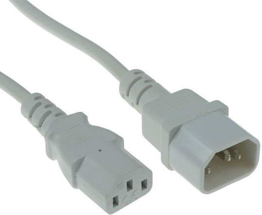Act IEC C13 / IEC C14 - IEC C13 / IEC C14 Cable 3m White (AK5427)