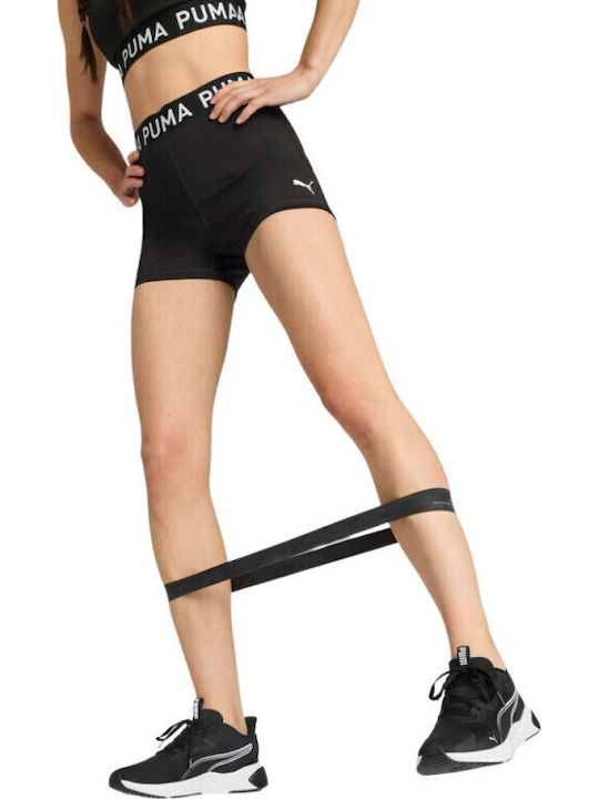 Strong Schulung Frauen Kurze Hosen Leggings Hochgeschnitten Black