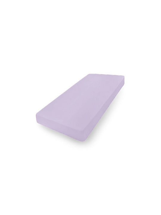 Matex Чаршаф King Size с Ластик 180x190см. Purp...