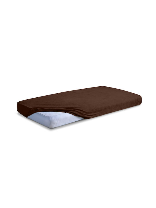 Matex Σεντόνι Ημίδιπλο με Λάστιχο 130x190εκ. Brown