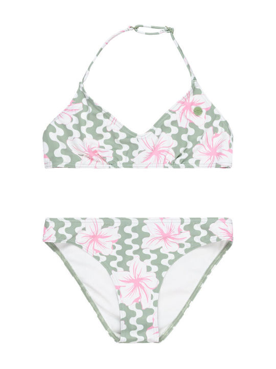 Roxy Party Waves Costum de baie pentru copii Bikini Alb ERGX203656 GHZ6