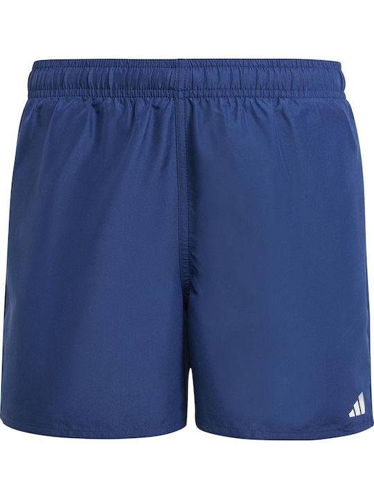 adidas Solid Kids Swimwear Swim Shorts Blue