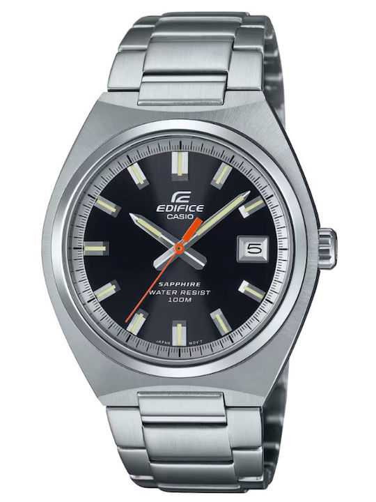 Casio Edifice Ανδρικό Ρολόι Μπαταρίας με Ασημί ...
