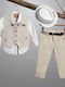 Taufanzug für Jungen Ecru-Weiß 2905-1 New Life Nl-2905-1
